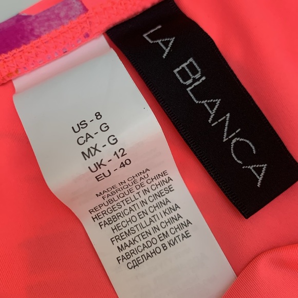La Blanca Skirted Bottom Bathing Suit Size 8 NWOT - Picture 3 of 6